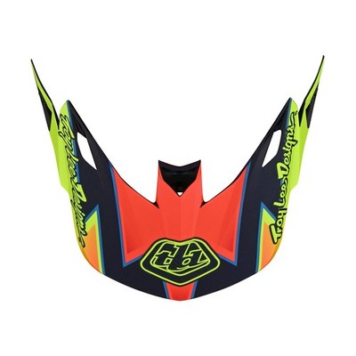 Troy Lee Designs SE5 Helmvisier, Graph, yellow/navy