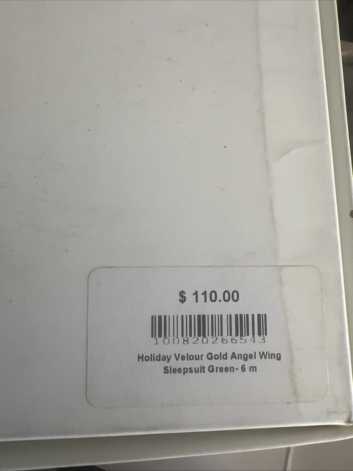 Pijama Marie Chantal Baby Borgoña Terciopelo Ala de Ángel 1 Pieza, Talla 6m Verde Foto 2 de 2