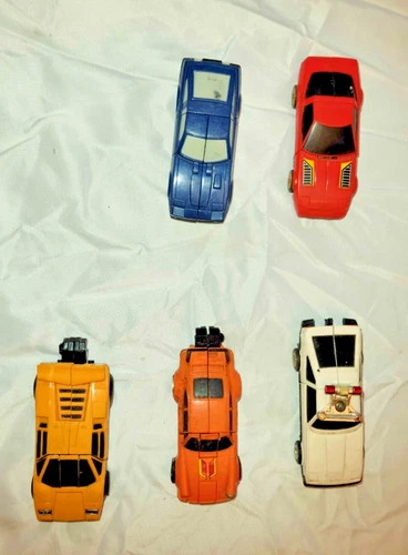 1984 Bandai Gobots Puzzler Combiner 3 Robot Action Figure Lot Tictac Jigsaw VTG