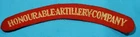 WW2 HAC HONOURABLE ARTILLERY COMPANY MILITARY SHOULDER TITLE PATCH CLOTH BADGE