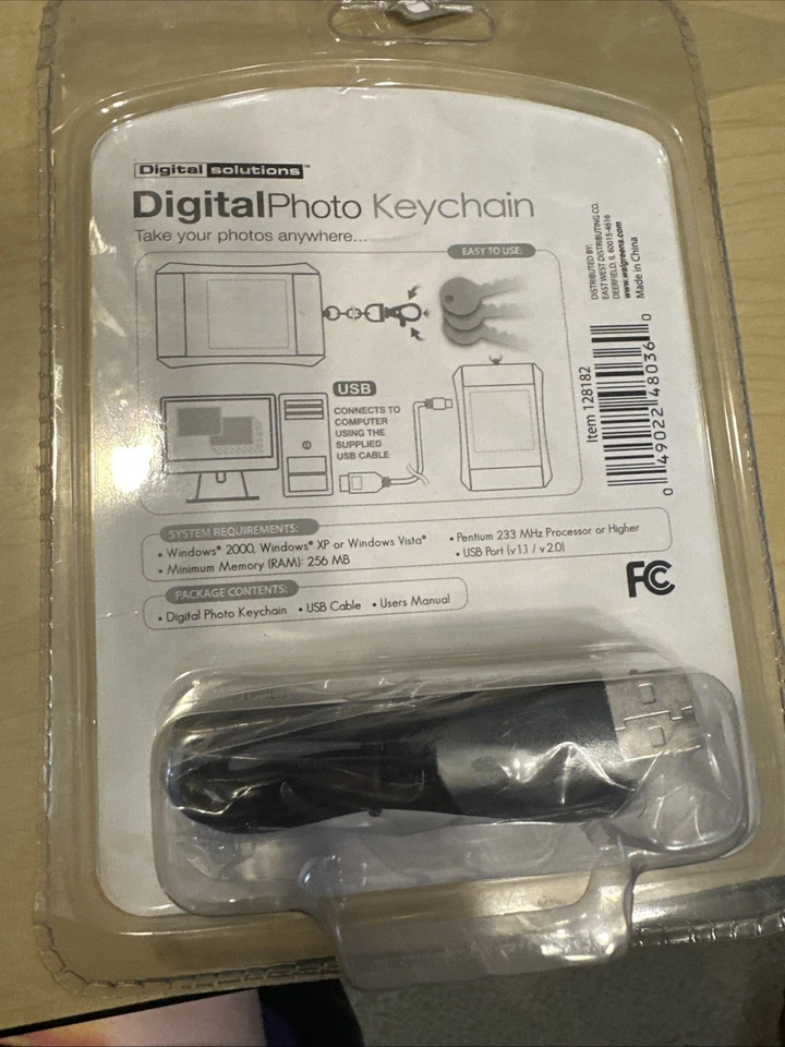 Digital Solutions LCD 70 Color Digital Photo Keychain New Sealed - Image 2 of 3