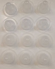 Pack Of 12 No Hole Reborn Bottle Nipples