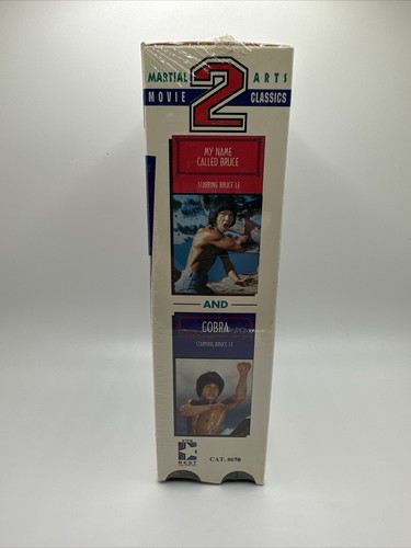 Martial Arts 2 Movie Classics— My Name Called Bruce/Cobra (VHS, 1999) Brand New - Picture 2 of 6