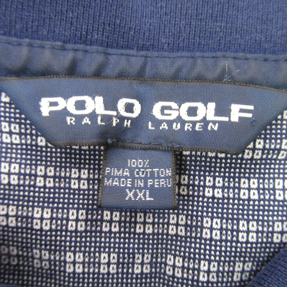 Camisa Polo Ralph Lauren Para Hombres 2XL Golf Manga Corta Ligera Cuadros Foto 4 de 4