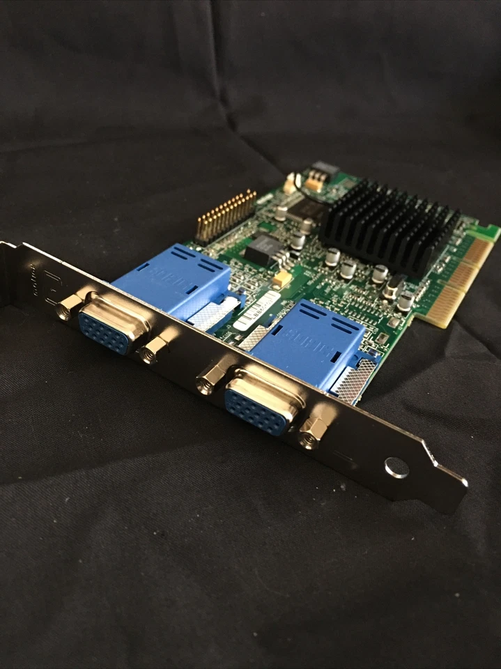 HP D7518A, 5065-4263 G45+MDHA16D/OE6 MATROX G450 Dual Head 16MB AGP VGA CARD NIB - Image 2 of 4