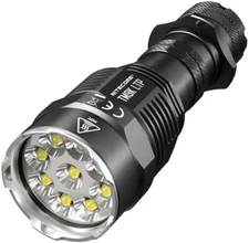Nitecore TM9K LTP Flashlight Rechargeable Strober Black Aluminum Construction
