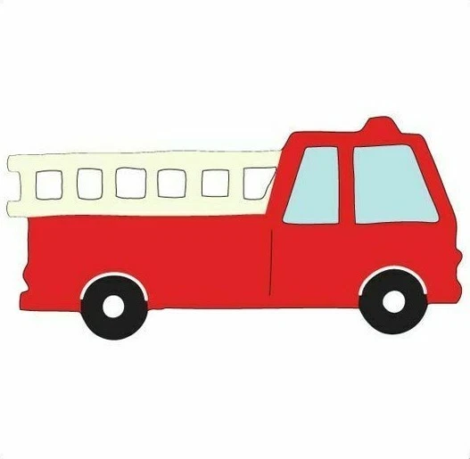 Fire Truck Cuttlebug Die 37-1523 NEW! - Image 2 of 2