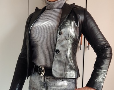 giacca giubbotti nero giardini Vestiaire Collective Giubbotto Nero Giardini Giacca Nero Giardini