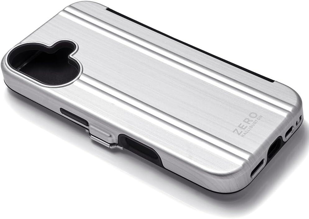 F.C.R.B ZERO HALLIBURTON iPhone16CASE 新品 Accessories | Hybrid Shockproof Flip Case for iPhone 16 Pro (6.3