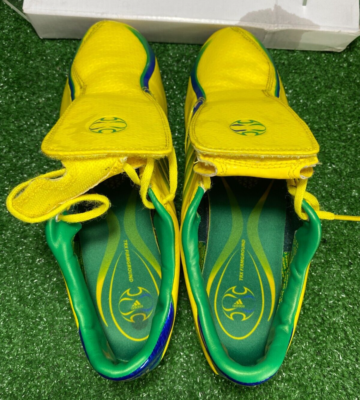 LIMITED 2006 Adidas Tunit F50 F30+ Yellow Green Brazil FG 8 US
