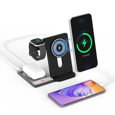 Wireless Charging Station,3 in 1 Wireless Charger for iPhone 15 14 13 12 11 Pro