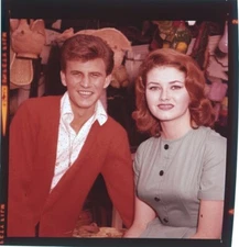 Bobby Rydell 1960's Teen Idol Photo Shoot Original 2.25 x 2.25 Transparency