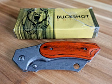 8" TACTICAL Spring Assisted Open Pocket Knife CLEAVER RAZOR FOLDING Blade DS 205