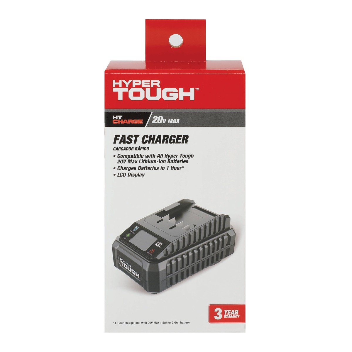 Hyper Tough Fast Charger for 20V Max Lithium-Ion Batteries