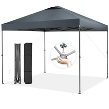 10 x 10'Outdoor Instant Pop-up Canopy Tent Adjustable Height Folding w/Carry Bag