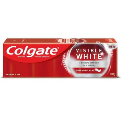 Colgate VISIBLE WHITE Zahnaufhellende Zahnpasta - 1 Farbton weißer in 1 Woche...