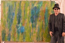 Original,  Mark Little,Acrylic Painting 81” X 62” Extra Large,Abstract,Modern,XL