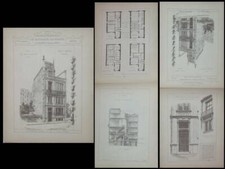 PARIS, 7 RUE JULIETTE LAMBER - GRAVUREN ARCHI...