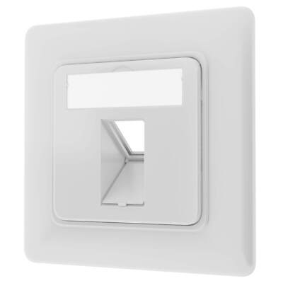 Netzwerkdose Unterputz Datendose Anschlussdose LAN Dose 1-Port Keystone Cat 7 8