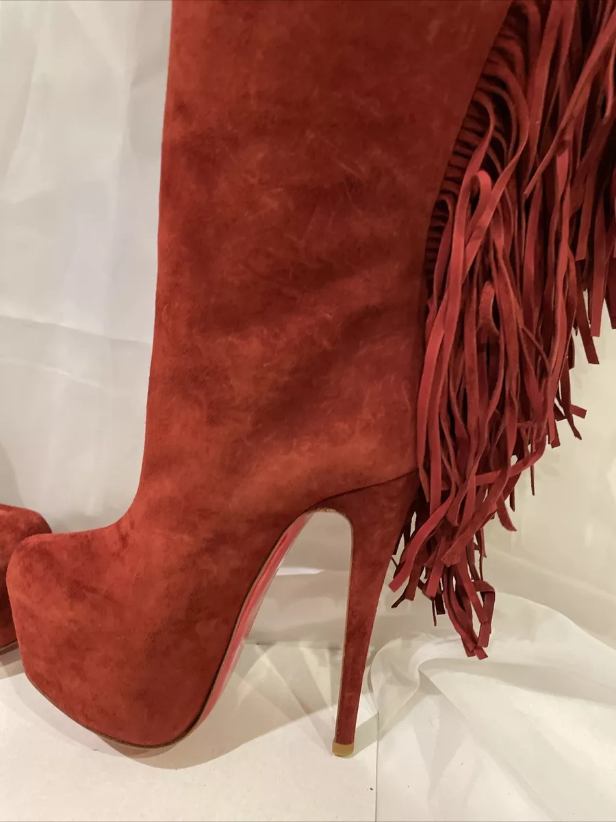 womens red bottom boots