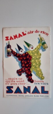 Vintage SANAL Lunchbox Nichtsluft Gute Weine günstig Trauben 