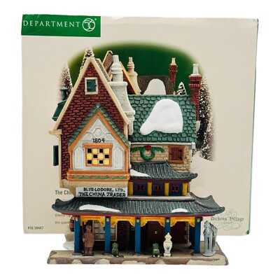 Department 56 Dickens Village Series The China Trader 58447 IN BOX