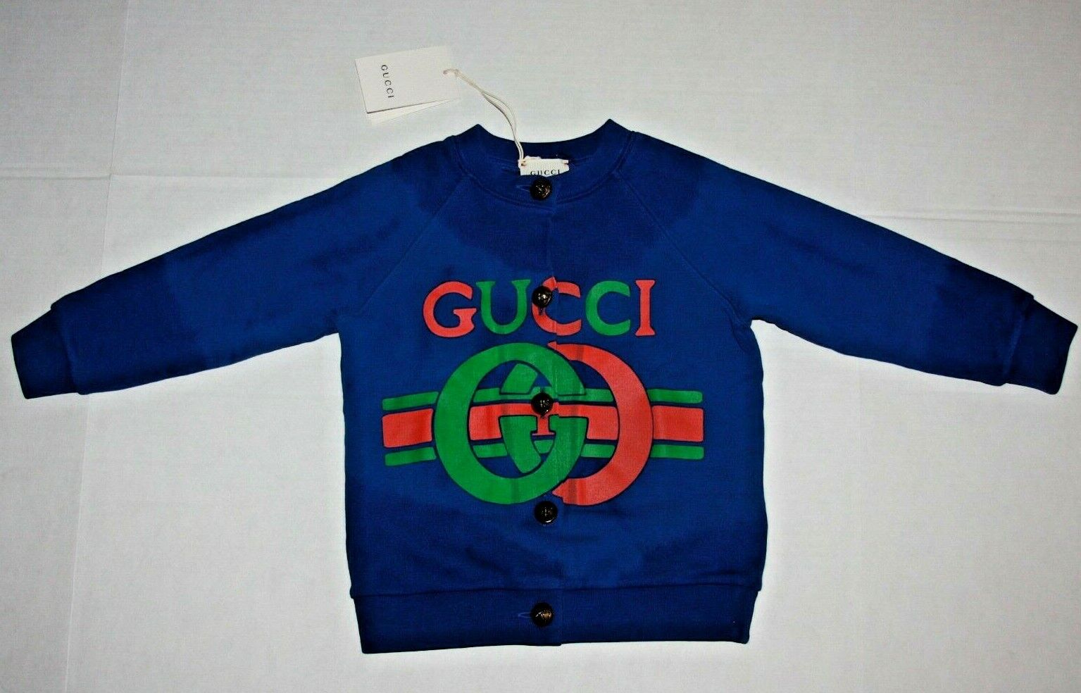 Gucci kids Stripe Fil Coupe Long sleeve cardigan Infant 24 month