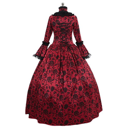 Retro Victoriano Cosplay Disfraz Vestido Medieval Fiesta Baile Vestido - Imagen 13 de 22