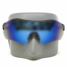 New 20179RV Evzero Range Sunglasses OO9327-01 Polished Black / Black Iridium