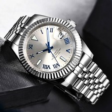 20ATM 36mm 39mm Silver Dial Roman Numbers NH3...