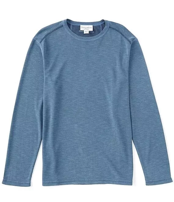 Tommy Bahama Men s Flip Tide Reversible Long Sleeve In Dark Sea T