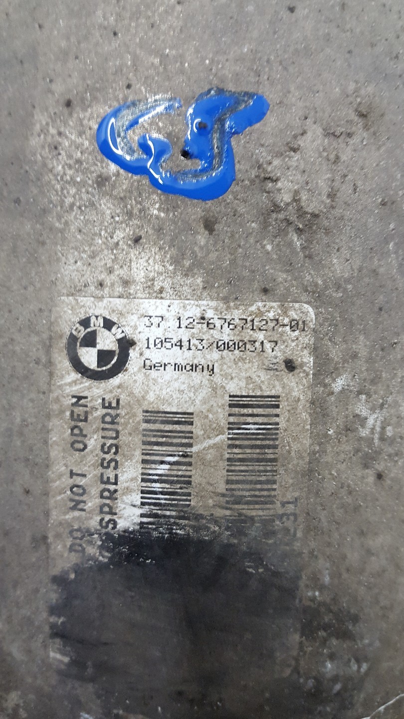 BMW 03 745i 6767127 E65 E66 EDC Left Rear LR Air Strut Shock Self