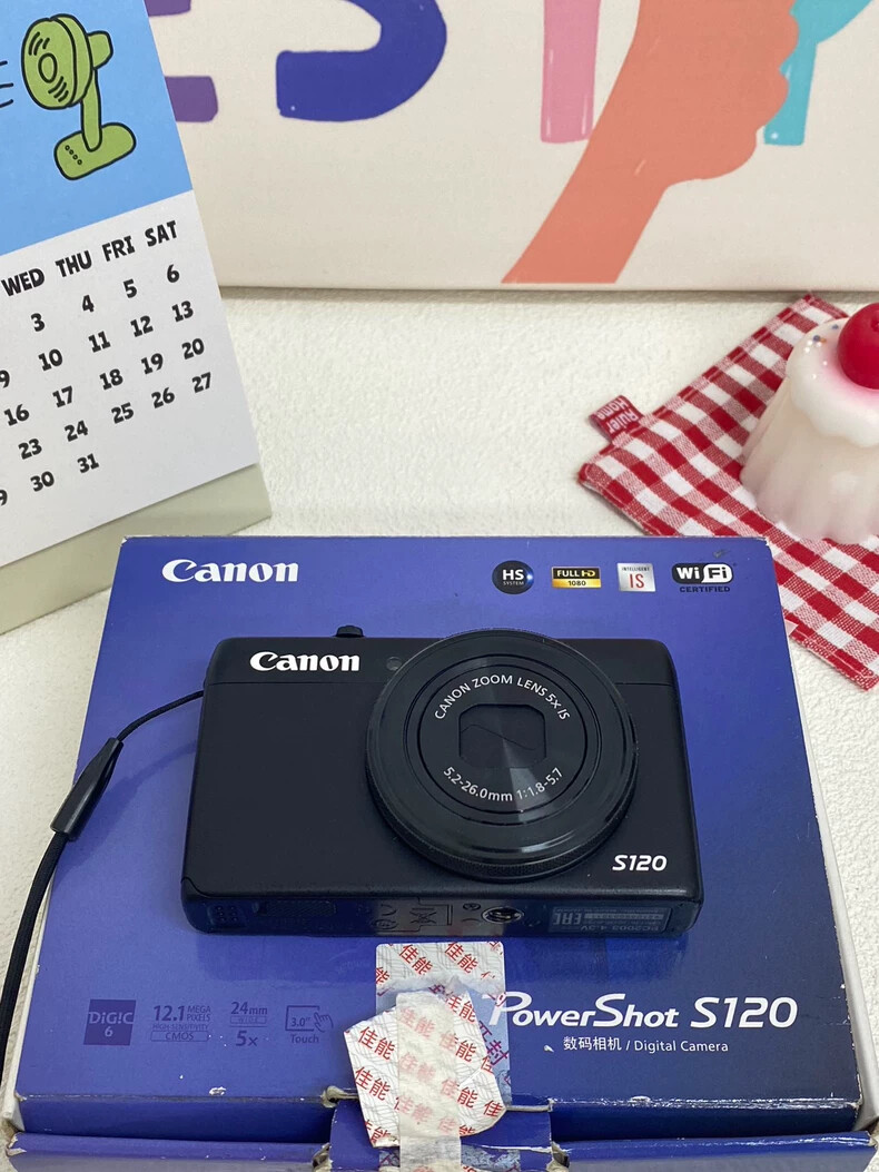 Canon PowerShot S120 Digital Camera w/ 12.1 MP 1/1.7 Inch Sensor