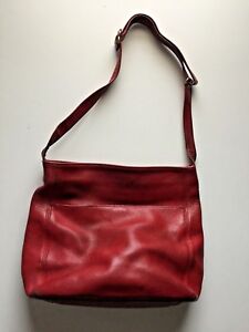 VINTAGE and RARE COACH Dark Red Sonoma Zipper Tote Bag Purse. Mod: 4920 | eBay