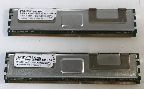  QIMONDA 00212XPTL SERVER RAM  533 MHZ ECC 2GB  - Picture 1 of 4