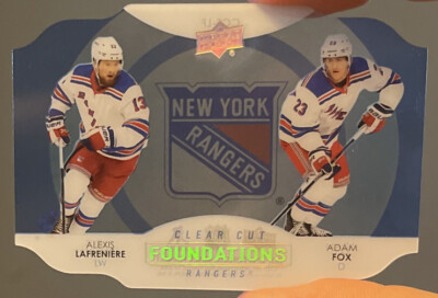 21-22 Series 1 Clear Cut Foundations (1:360) #CCF-LF Alexis Lafreniere/Adam Fox