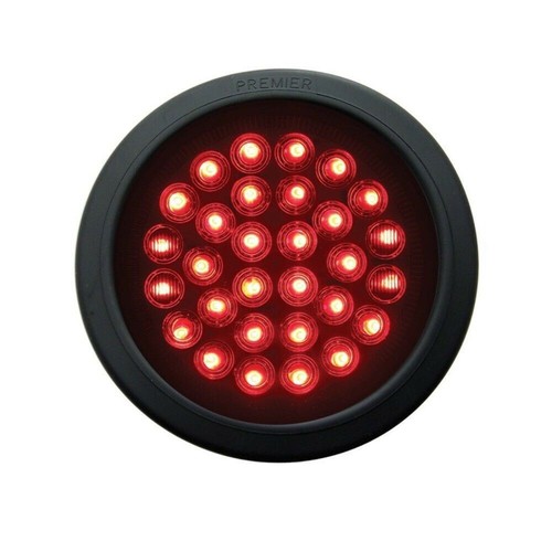 30 LED Economy 4" Stop, Turn & Tail Light Kit - Hot Rod Red LED/Red Lens - Bild 1 von 3