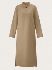 SHEIN Clasi Women's Stand Collar Long Sleeve Straight Dress Size 12 -14