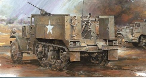 M4 81mm Mortar Carrier 1:35 Plastic Model Kit DRAGON MODELS