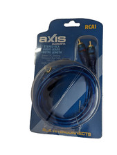 AXIS STEREO RCA AUDION LEADS 1 MTR LENGTH