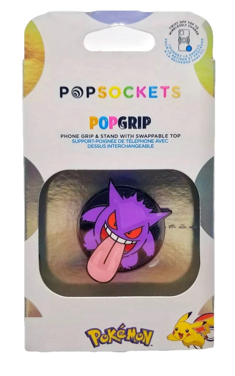 PopSockets Pokémon Gengar Purple Enamel Metal Pop Socket PopGrip Popsocket