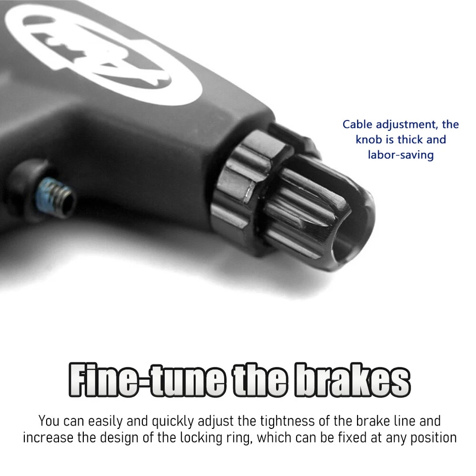 1双FR-5黑色自行车制动杆套装V刹车盘山地自行车 — 第 2/4 张图片