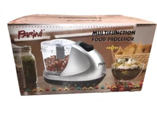 New in Box Parini Multifunction Mini Food Processor Reversible Slicer/Shredder