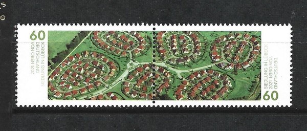ALEMANIA, (R.F.A.). Año: 2021. Tema: ALEMANIA VISTA DESDE EL AIRE.