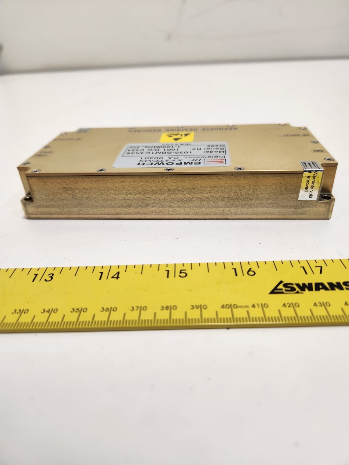 Empower RF Systems 1035- BBM1C4A3E High Power Amplifier Module