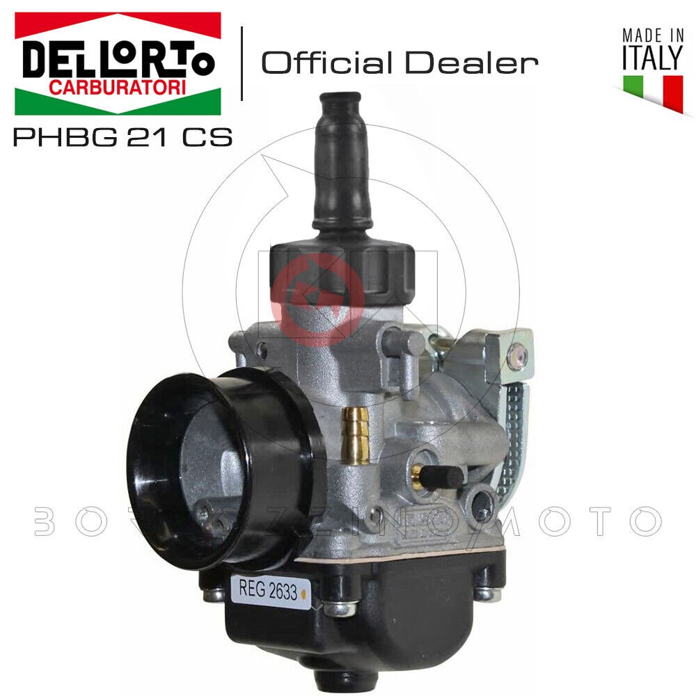 Carburador Dellorto Phbg 21 Cs manual de aire Italjet torpedo nuevo 50 2T  4250362440808