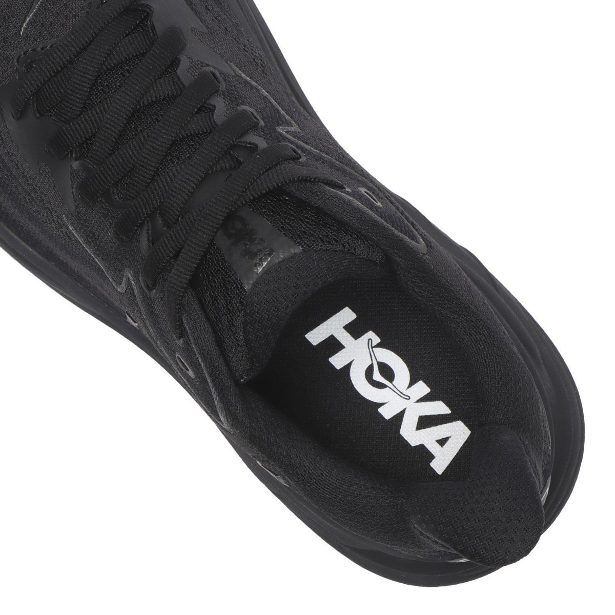 Hoka One One Clifton 10 Shoes Mens Size 14 Black Running Sneakers 1162030 BWHT HOKA Clifton 10 Men main image 2