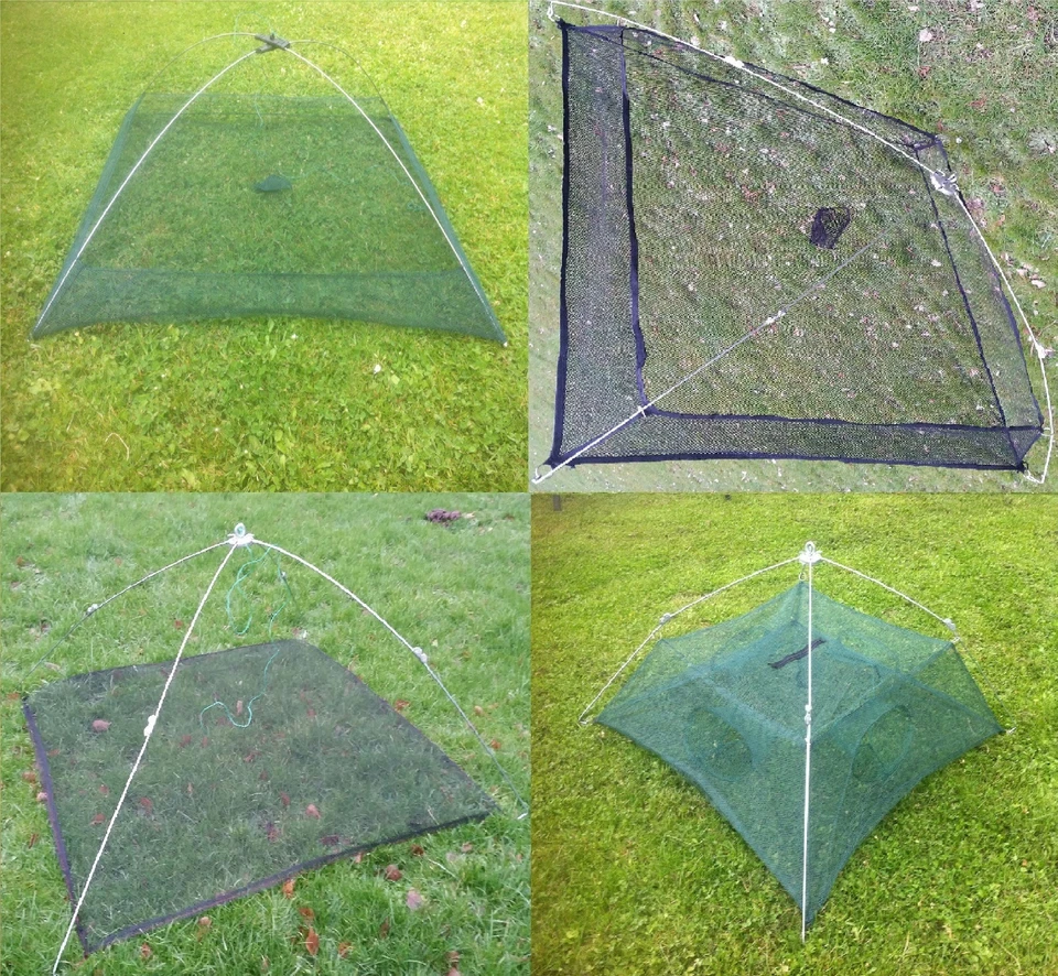 FJORD PREMIUM Köderfischsenke mit Fluchtrand / klassische Senke / Senkreuse / Angeln Kescher