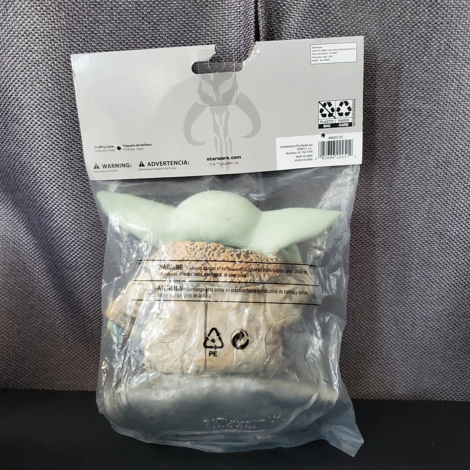 "DISNEY STAR WARS MANDALORIANO HOMBRO ACCESORIO BEBÉ YODA DISFRAZ COSPLAY 7""" Foto 4 de 4