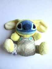 Disney Parks Lilo  Stitch Plaid Easter Bunny Stitch Plush 10" Pre-Owned 